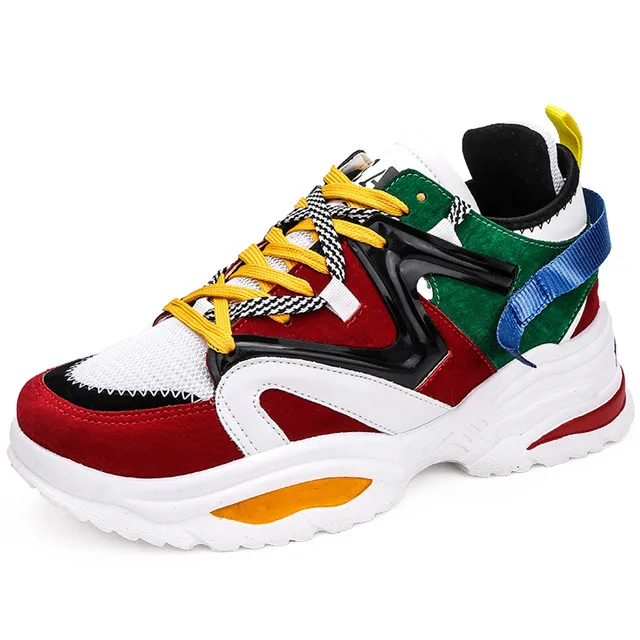 

2019 New Design Lace Up Couple Fashion Casual Sport Shoes Casual Athletic Shoes, Picture