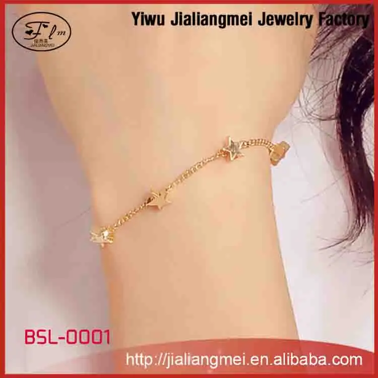 

2015 New arrival bracelet fashion design gold hand chain, Gold chain