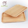 Melamine wooden plate bamboo dinner plate for restaurant