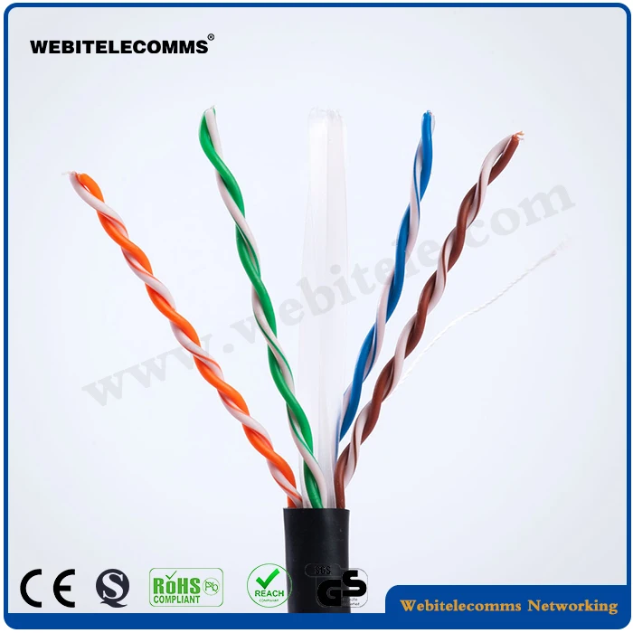 Unshielded Cat 6 Twisted Pair Installation Cable,Cat6 U/utp Data Cable