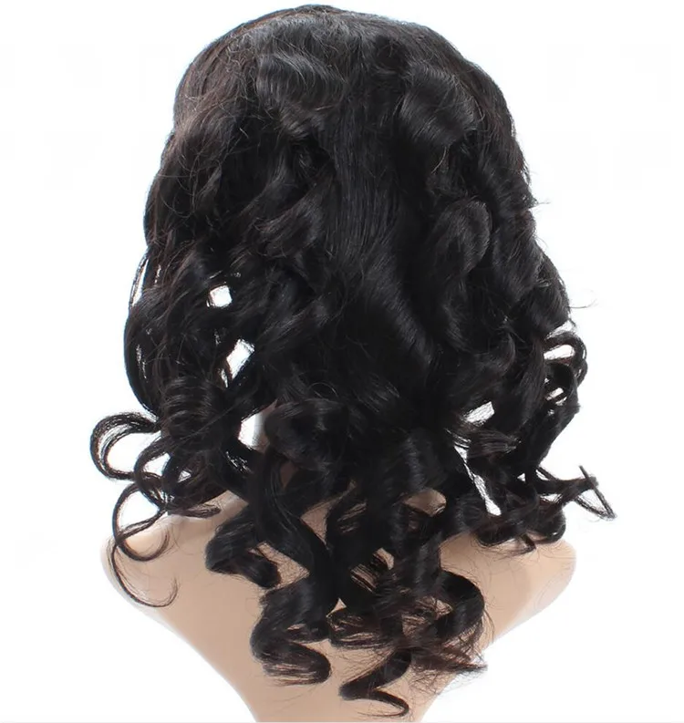 

Wholesale full 100% brazilian natural human full lace wigs hair for black women, As pic shown