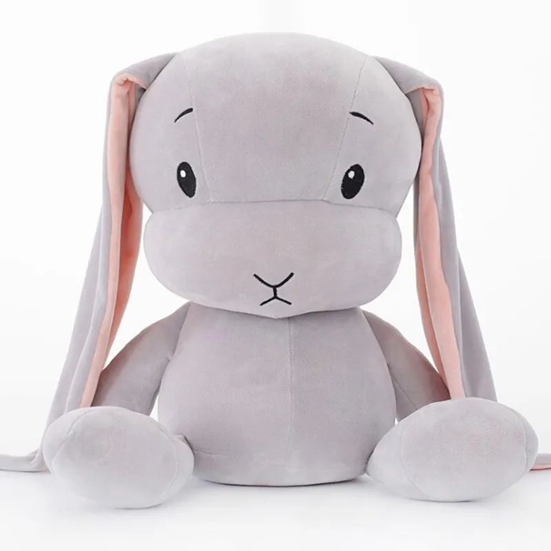 realistic plush bunny