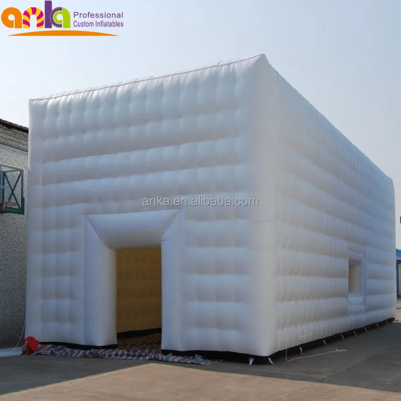 
China manufacturer outdoor bubble white inflatable air cube tent for party promotion event sale 