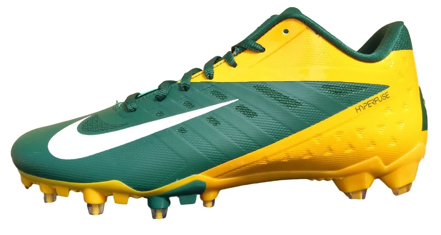 neon green youth football cleats