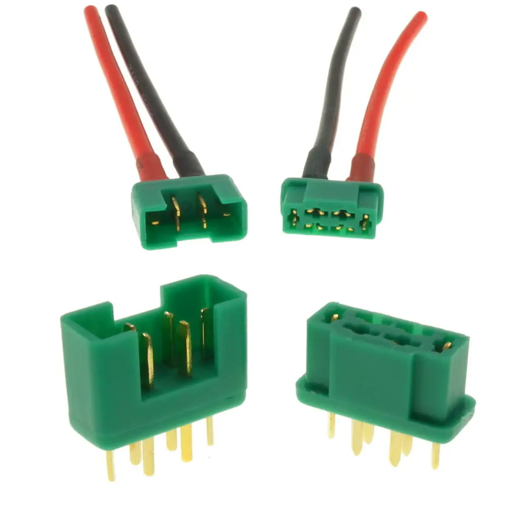 Mpx Multiplex Connectors 6 Pin Mpx Plug For Rc Lipo Battery Male And