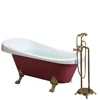 HS-B506 free standing bath/small soaking bath tub/clawfoot tub low