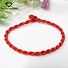 Custom design diy couple Red Thread String Bracelet Lucky Red Green Handmade Rope Bracelet