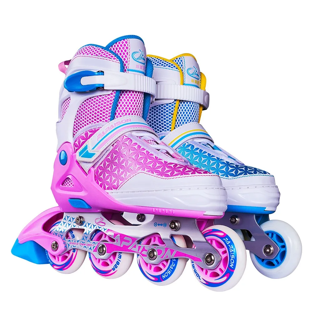 High Quality Aluminum Frame 4 Pu Wheel Patines Blue Cheap Quad Roller