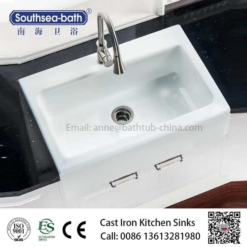 Single Bowl Apront Skirt Cast Iron Bathroom Sink Buy Single Bowl