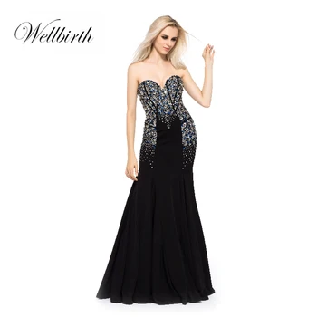 big black cocktail dress