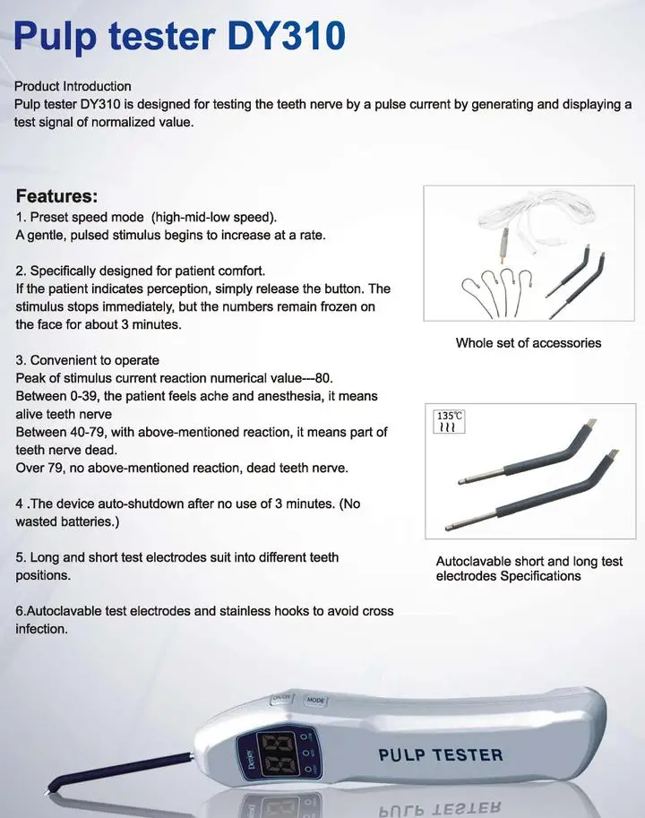WT-DY310 Pulp Tester Effectively test tooth pulp vitality
