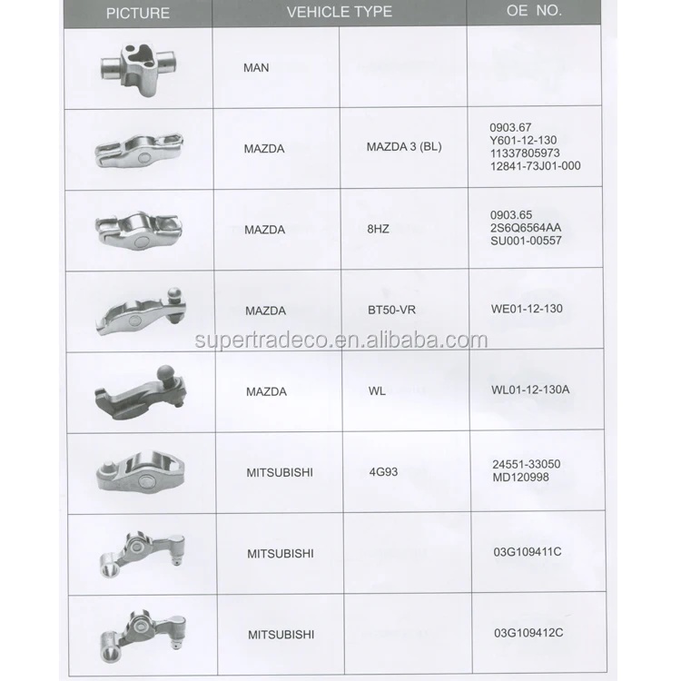 Auto Parts Valve Train Rocker Arm For Nissan Ka24e D21 Engine Parts Oem