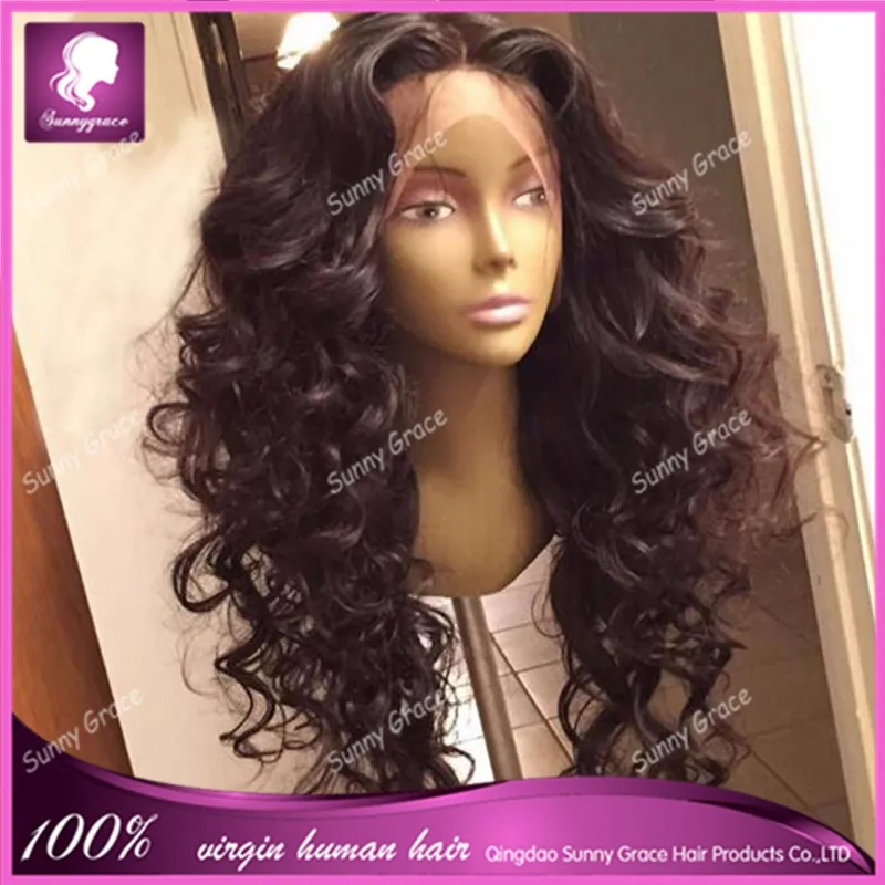 

Factory stock overnight delivery wavy human hair full lace wig brazilian wig for black women in dubai front lace wig, N/a