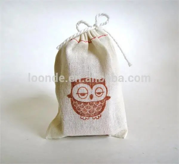 wholesale small cotton drawstring bags