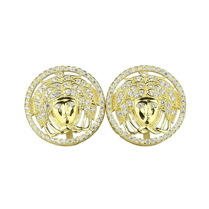 Miss Jewelry Latest Dubai Simple Designs Gold Jhumka Earring For Men