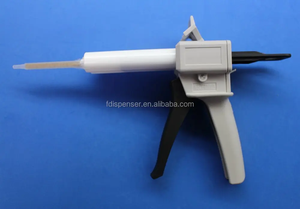 
High precision promotion caulking gunWholesale 2-part Epoxy Resin Caulk Mixing Gun Dispenser Applicator 50ml ratio 1:1 