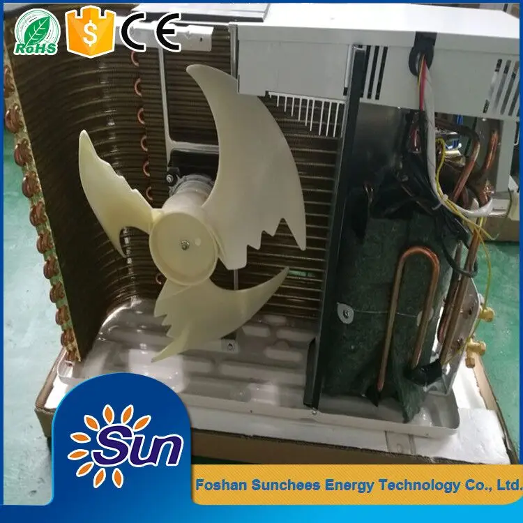 Original 100% Solar System 48V DC Solar Air Conditioner 9000BTU/1Hp Wall Split Home use Hybrid DC Inverter Solar airconditioner
