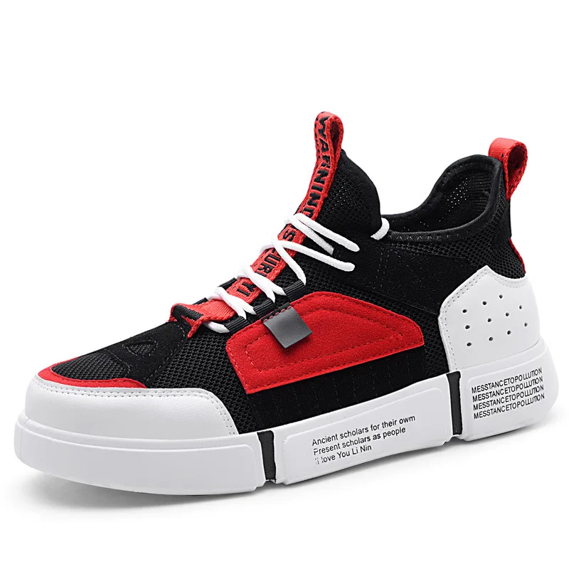 

Men's Fashion Patchwork Sneakers Chunky Sports Shoes Made In China, Black or custom color