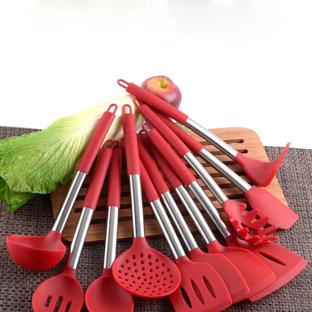 11 Pieces Silicone Kitchen Utensil Set / Multifunction Kitchen Cooking