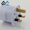 Hot Selling Standard Grounding Plastic PC Material Security Europe/Schuko to UK Plug Adapter