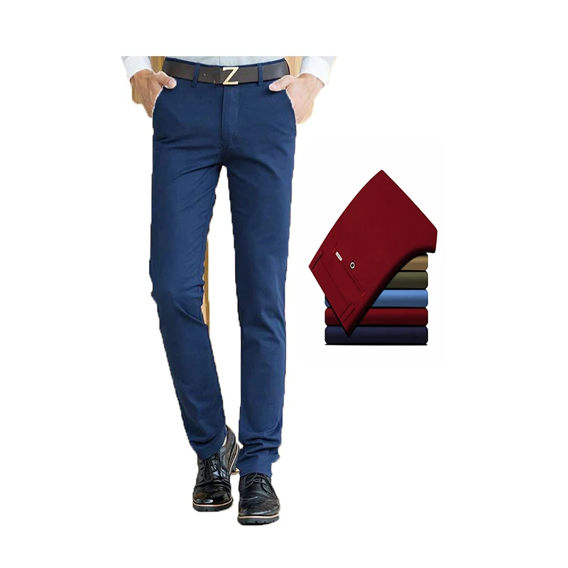 

100% Cotton Summer Causal Men's straight Slim casual Pants