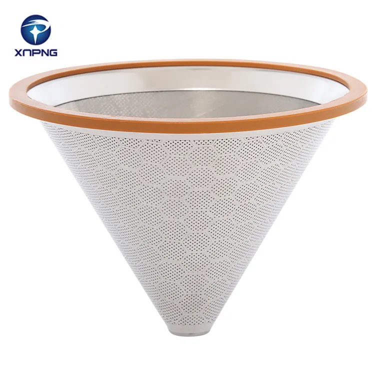 Dongshang Paperless Pour Over Drip Coffee Stainless Steel Reusable