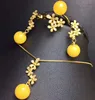 wholesale new design Turkish style 925 sterling silver gemstone jewellery avenue natural amber jewelry set