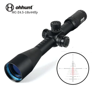 The Dark Horse of Optics Ohhunt MC-Z4.5-18X44FFP First Focal Plane Side Parallax Glass Etched Reticle Lock Reset RifleScope