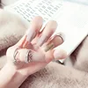 Solid Color Artificial Finger Nail Tips For Summer