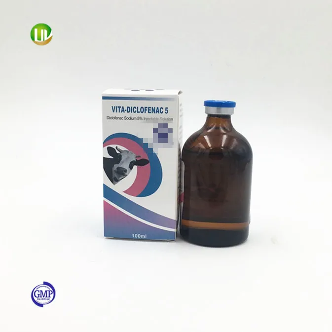 
gmp antibiotic analgesic medicine injection 5% diclofenac sodium 