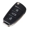 CS008003 3 Button Folding Flip Remote Key Shell Case Fob For A2 A3 A4 A6 A6L A8 TT New with logo