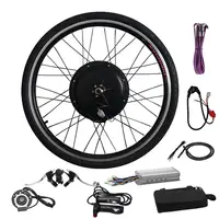 

48V 1000W CE Aluminum alloy black bicycle motor kit electric bicycle kit adult 26 inch front wheel