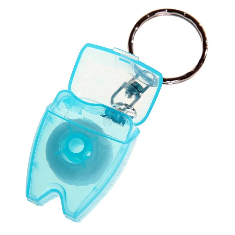 Promo Wholesale Custom Logo Printed Tooth Shape Dental Floss Keychain Buy Dental Floss,Dental