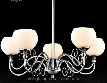 Modern Led Iron White Glass Globular Chandelier Pendant Lamp Ceiling Light Home Hotel Stair Buy Led Decorative Pendant Lighting Dining Room Pendant