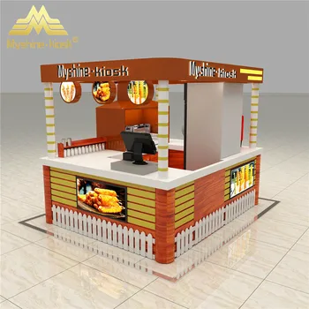 2m By 2m Size Shopping Mall Indoor Food Kiosk Design Fried Bean Curd ...