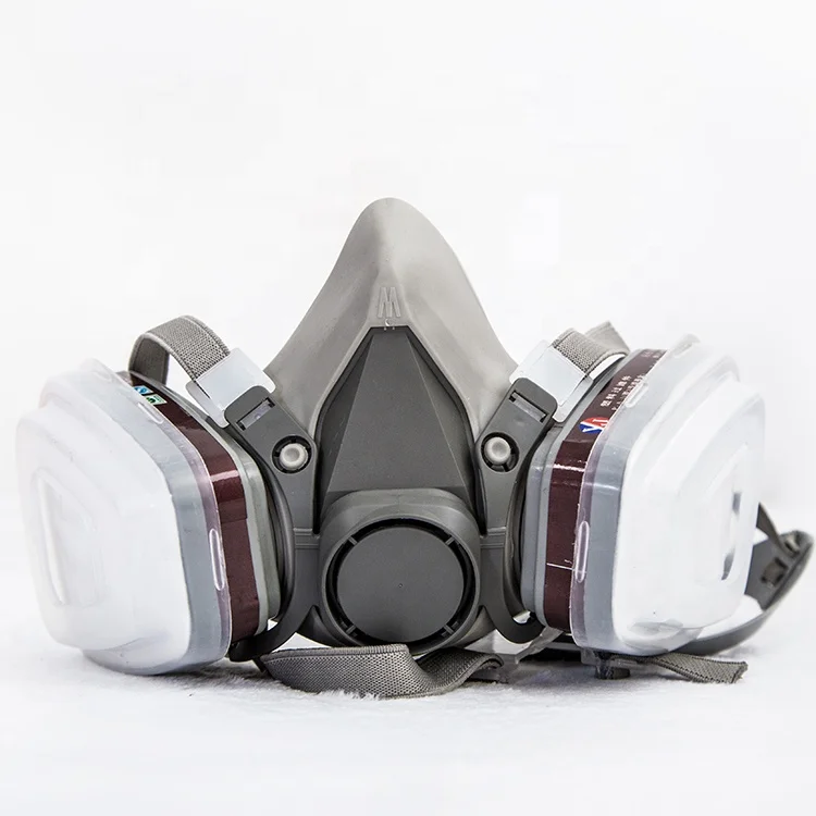 

EN 140 standard active carbon filter face gas mask