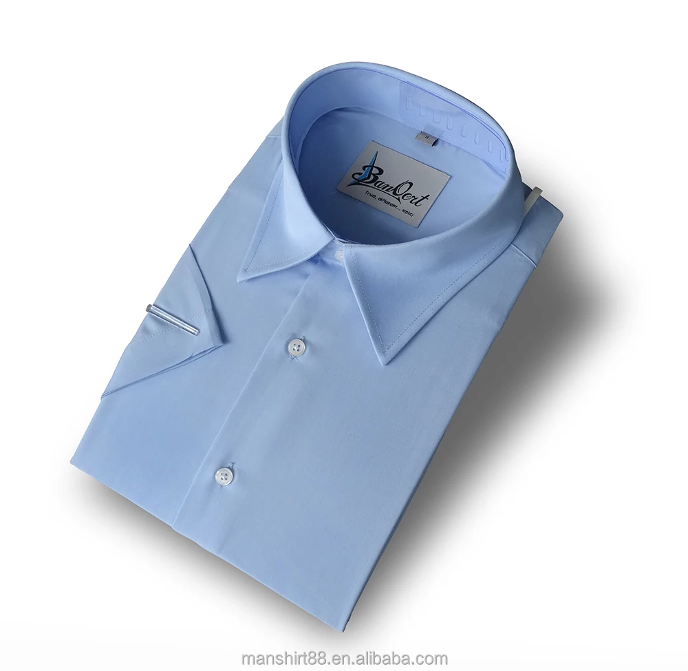 

garment factory wholesale mens clothing new model shirt for men, Light blue