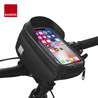 

Sahoo 112003-wxy Water-resistant Touchscreen Cycling Bicycle Head Tube Handlebar 6.5" Mobile Phone Bike Bag Case Holder Pannier