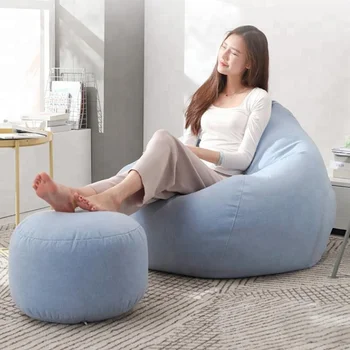 Fashion Style Custom Size Color Large Heated Furniture Sit Bean Bag Chairs