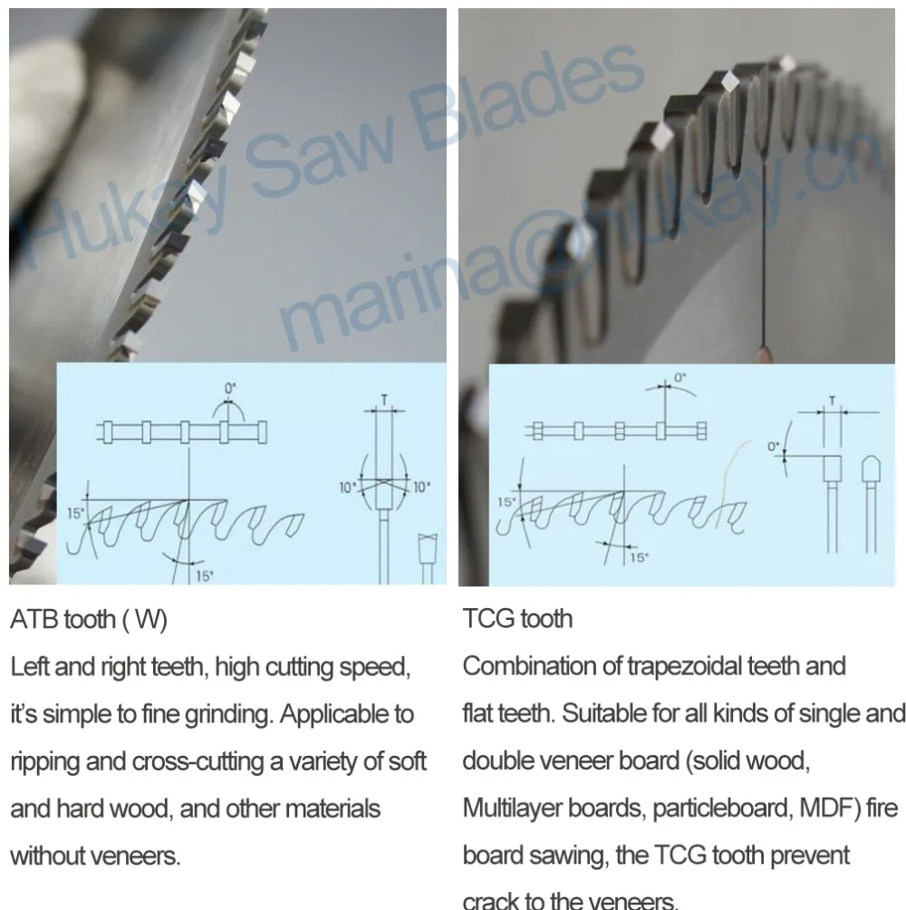 Woodworking Saw Machines Blade Tct Circular Saw For Rubber Cutting