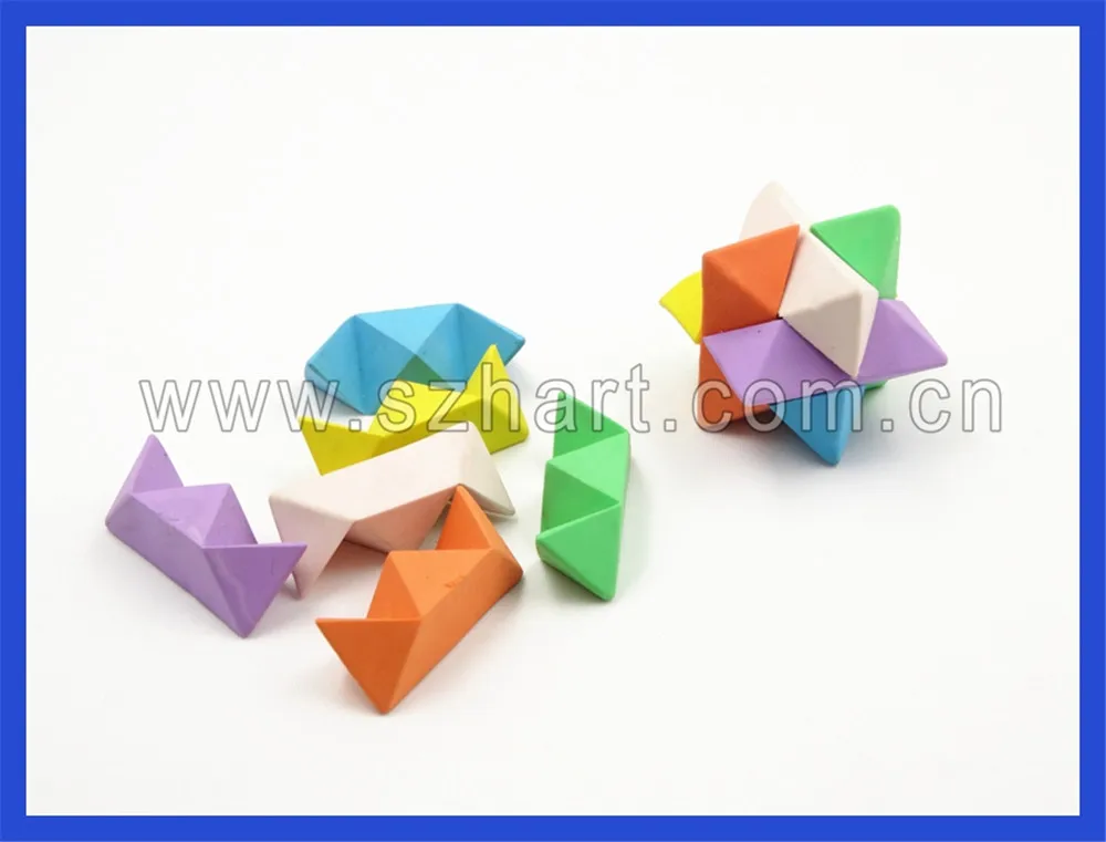 6 Piece Rubber Cube Puzzle Solution Shows how to solve this version of a burr puzzle.