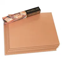 

New Products FDA Approved 330*400*0.2cm Grill Mat Heavy Duty Non-stick Copper BBQ Grill Mat FDA