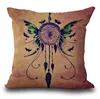 Bay Window Decoration Linen Pillow Cover Washable Throw Travel Custom Pillow Cover