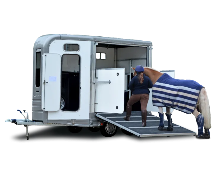 Oem 2,3,4 Horse Angle Load Straight Load Horse Float Standard Super