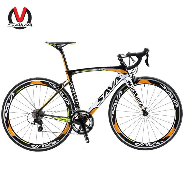 

18 Speed Carbon Bike Road Bike Racing Double V Brake Light Weight 9.8kg, 54cm Carbon Drive Bike, N/a