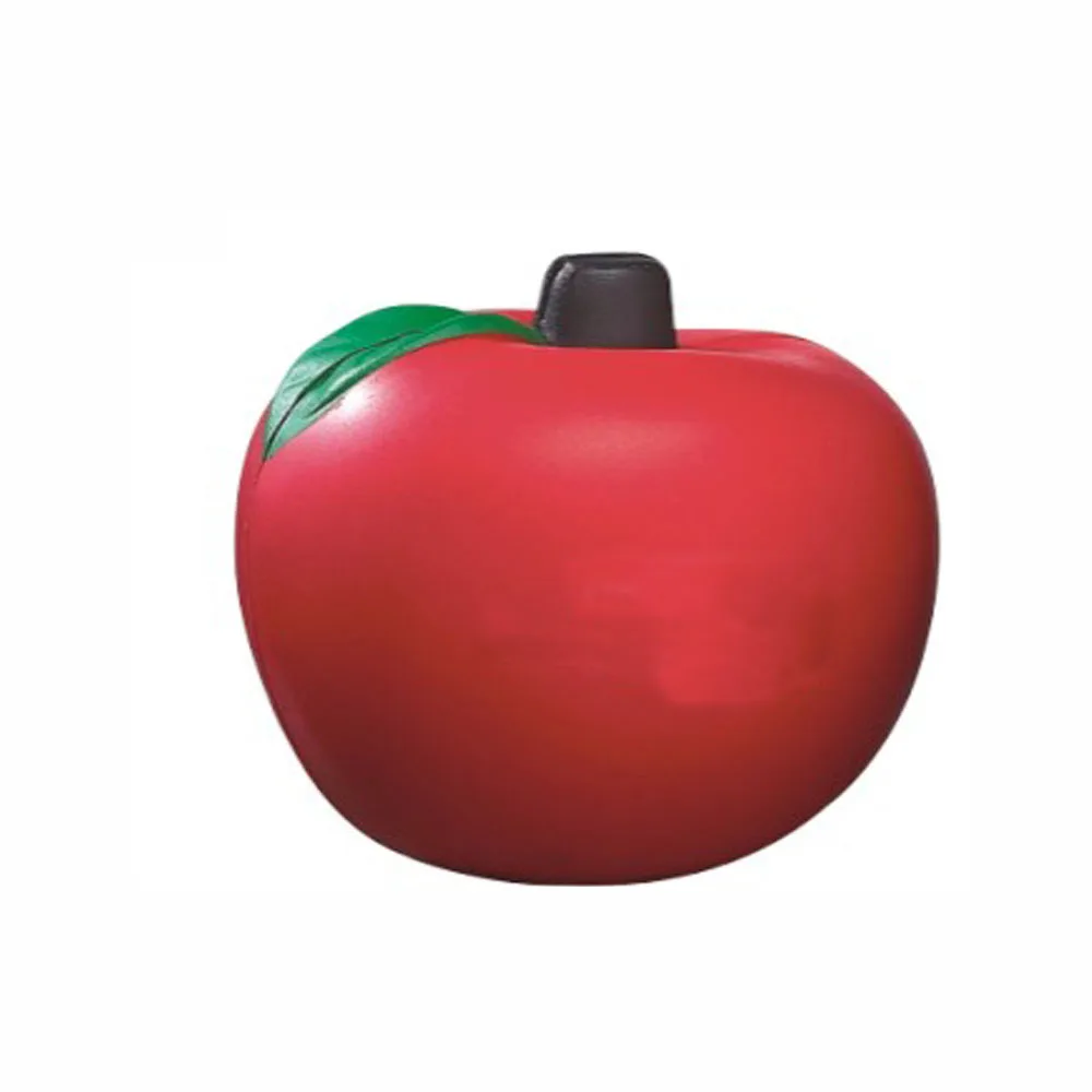 red apple stress ball