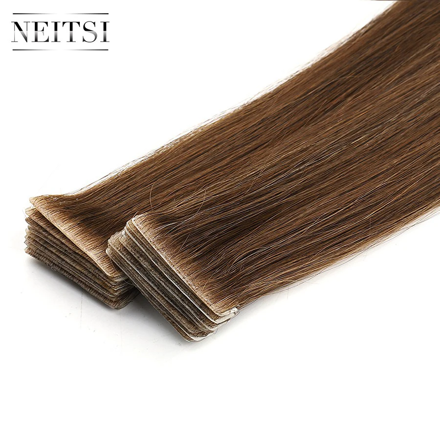 

Neitsi Balayage Tape In Hair Extensions Remy PU Skin Double Drawn Tape Hair Extensions