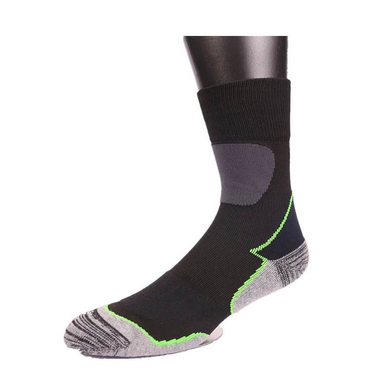 

OEM Logo Nylon Cushioned Arch Support Custom Mens Hiking Coolmax Cycling Socks, 4 colors ski socks breathable