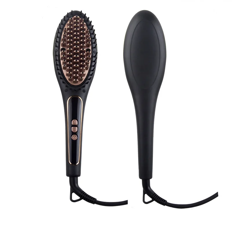 Lcd High Quality Digital Hair Straightener Brush Magic Hair Comb ...