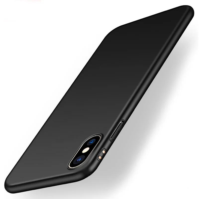 

cell phone Ultra thin matte hard pc case for iphone x xr 8, for iphone xs max case phone cover accessory, Black;blue;golden;pink;red